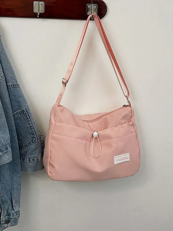 White Korean Travel Crossbody Bag for Men - Image 10