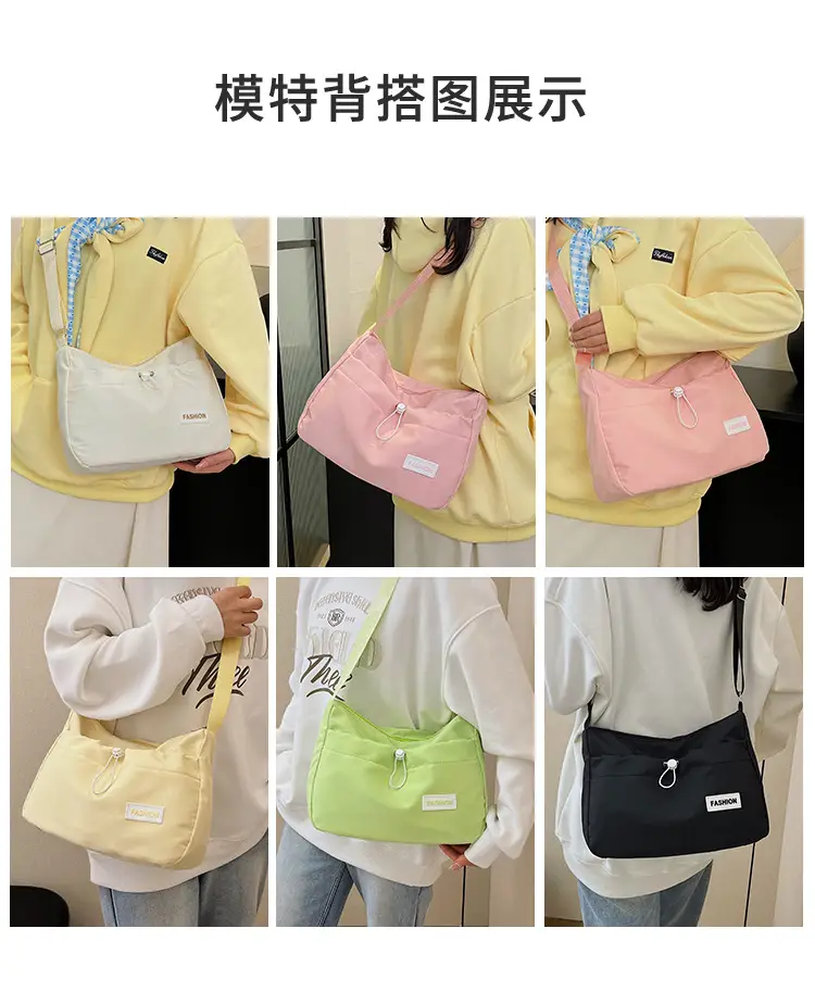 White Korean Travel Crossbody Bag for Men — feature 1