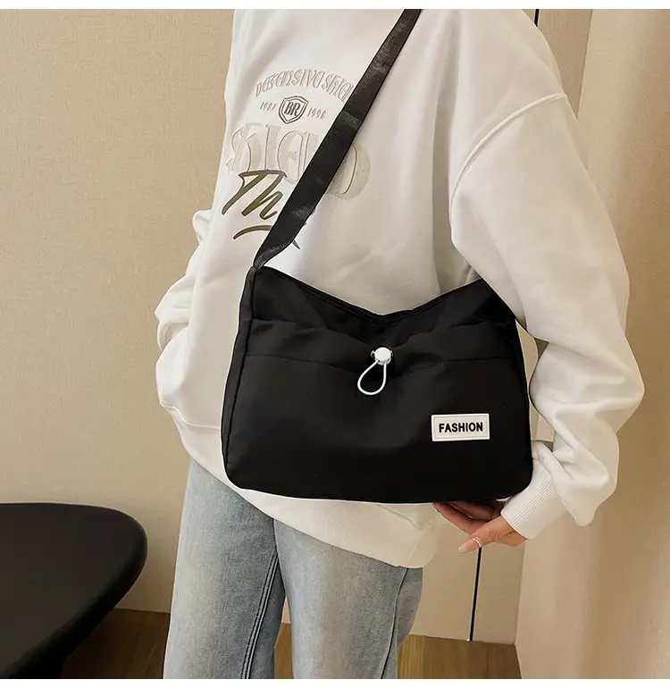 White Korean Travel Crossbody Bag for Men — feature 22