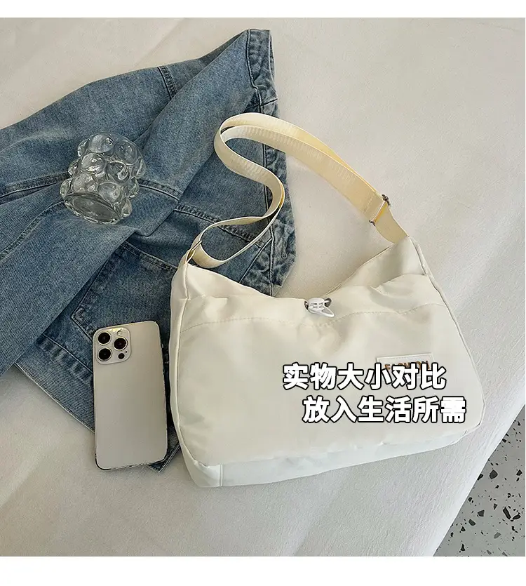 White Korean Travel Crossbody Bag for Men — feature 23