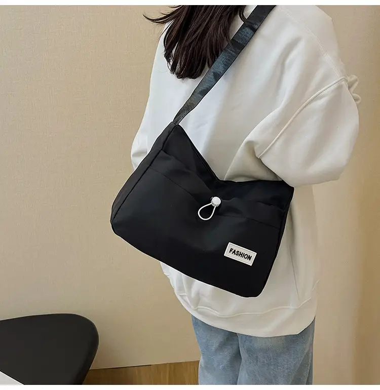 White Korean Travel Crossbody Bag for Men — feature 24