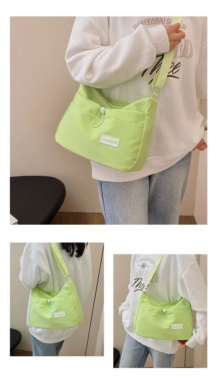White Korean Travel Crossbody Bag for Men — feature 36