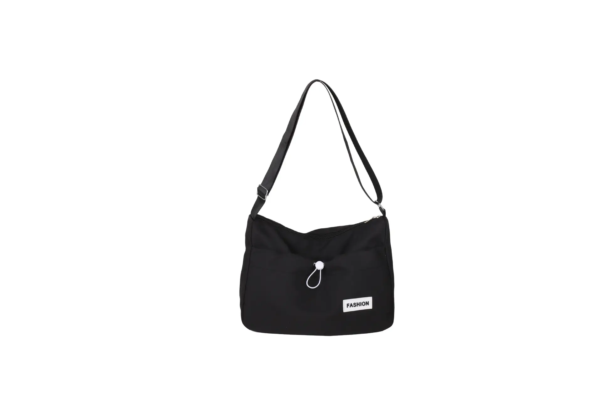 White Korean Travel Crossbody Bag for Men - Image 2