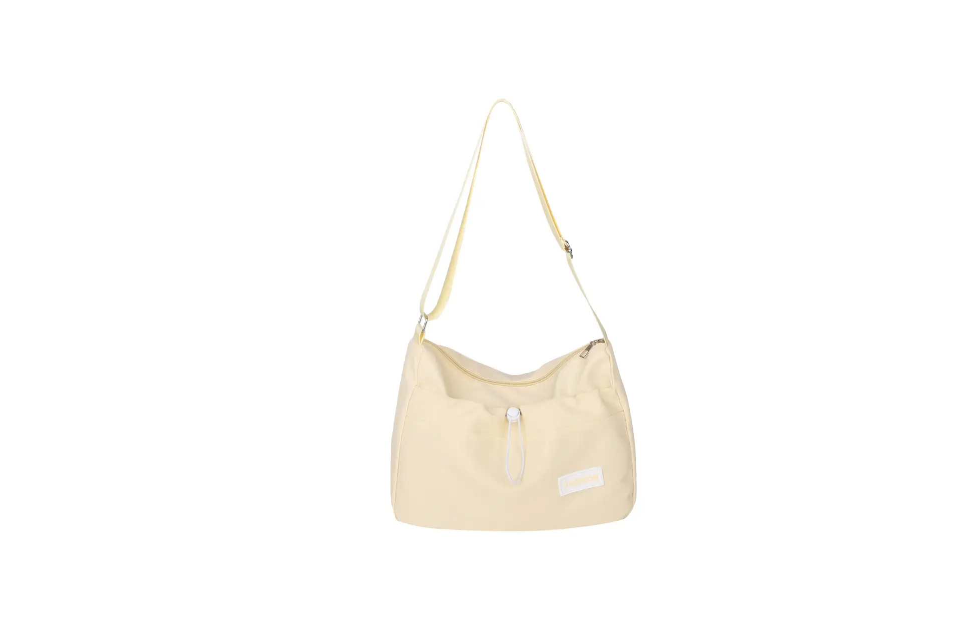 White Korean Travel Crossbody Bag for Men - Image 3