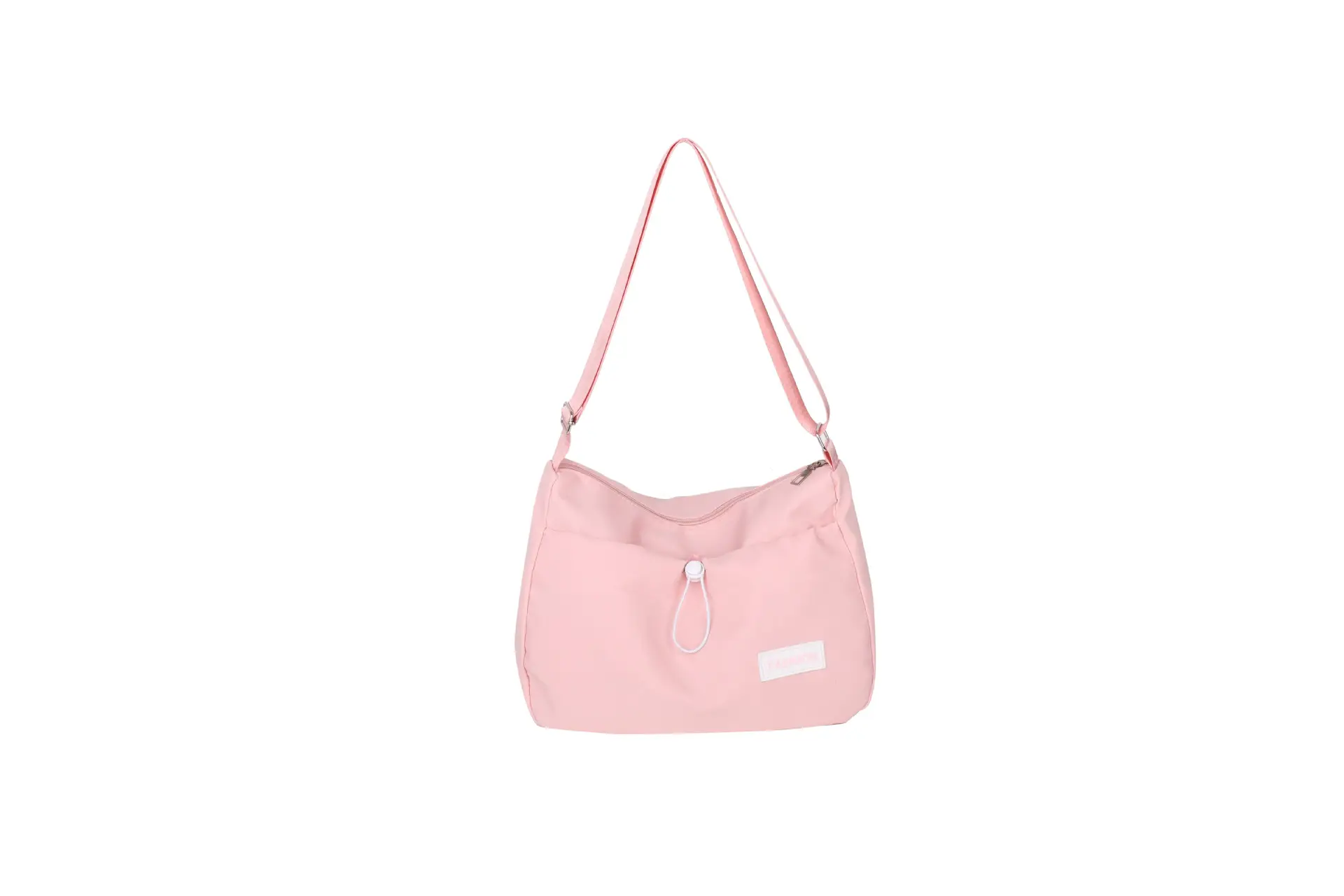 White Korean Travel Crossbody Bag for Men - Image 4