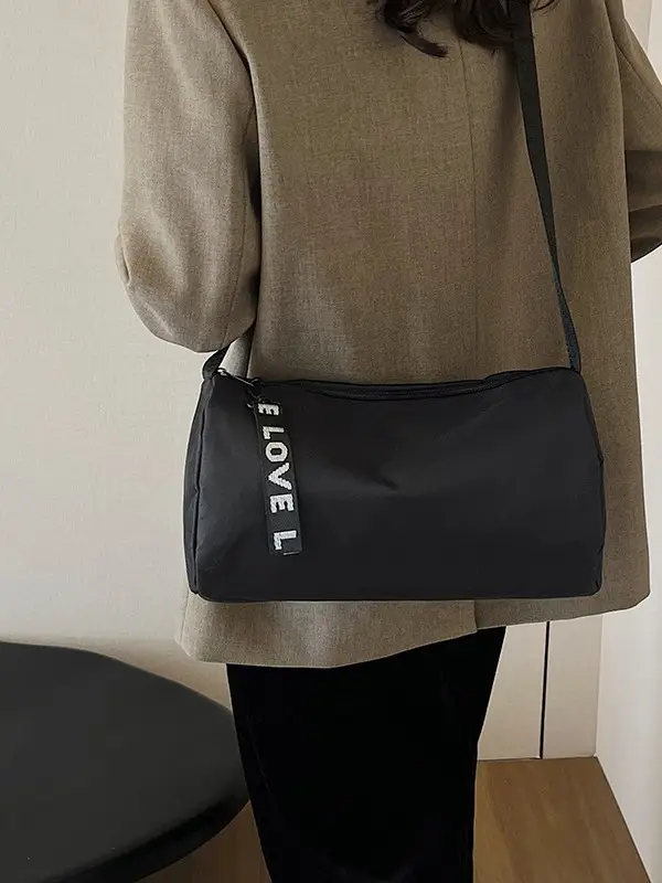 Love Black Crossbody Bag for Women Casual Travel - Image 6