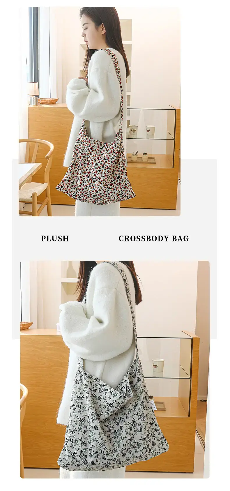 2025 Korean Style Floral Cloth Bags Large Capacity — feature 6