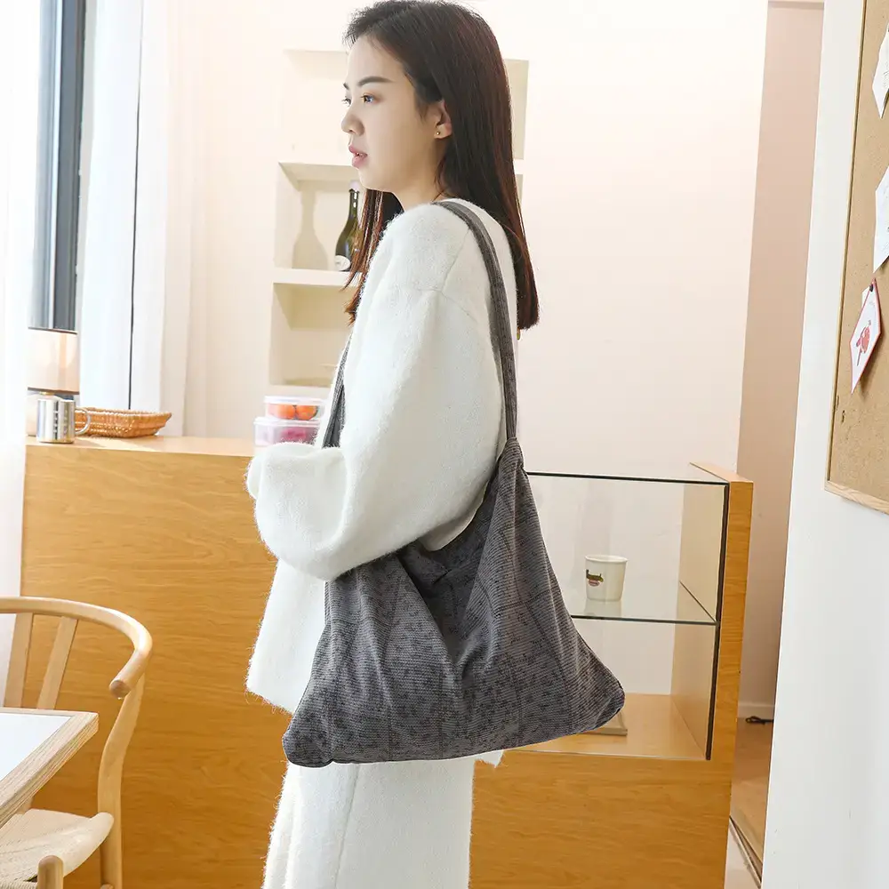 2025 Korean Style Floral Cloth Bags Large Capacity