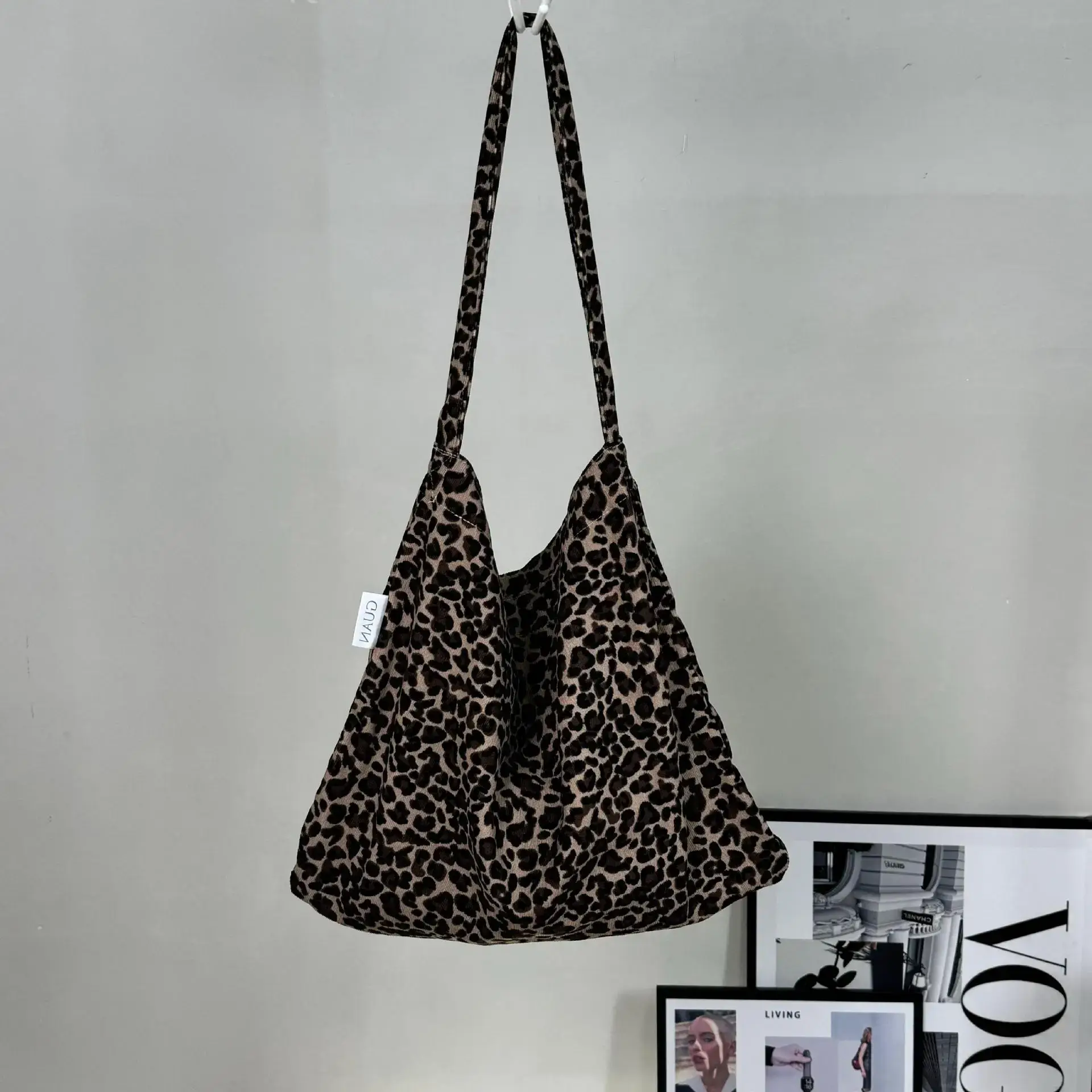 2025 Korean Style Floral Cloth Bags Large Capacity