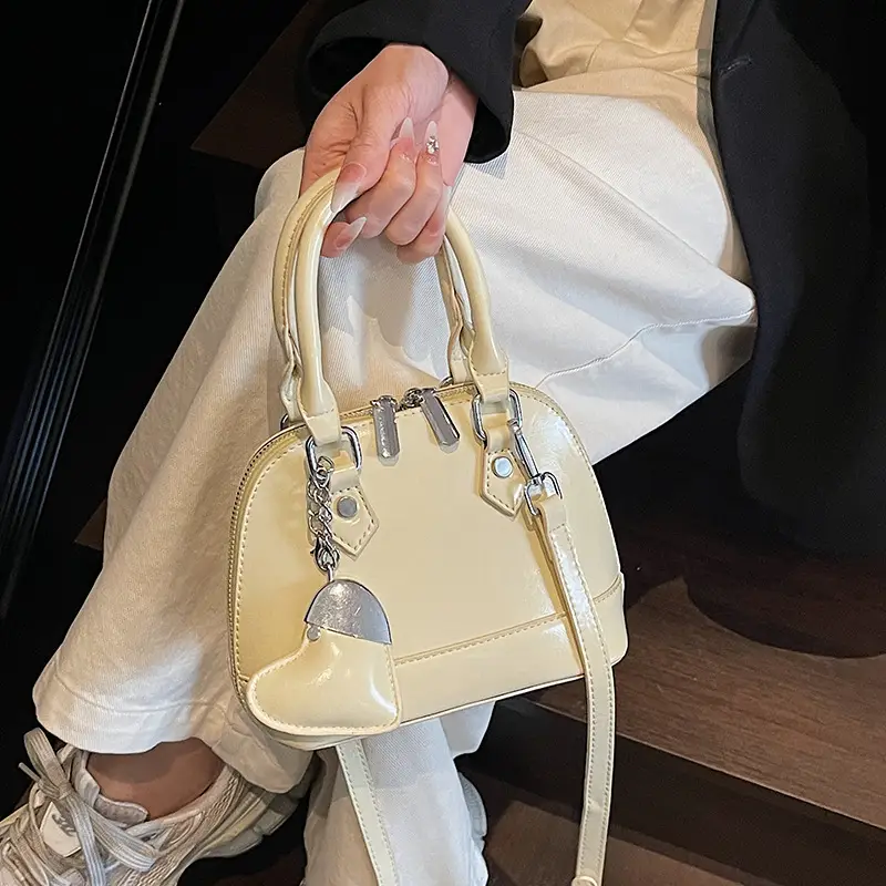2026 Vintage Shell Bag Single Shoulder Crossbody Women's Handbag