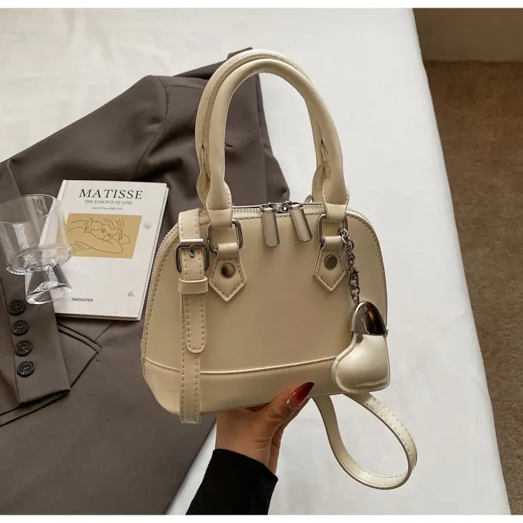 2026 Vintage Shell Bag Single Shoulder Crossbody Women's Handbag