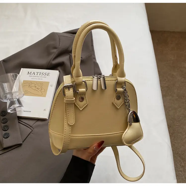 2026 Vintage Shell Bag Single Shoulder Crossbody Women's Handbag
