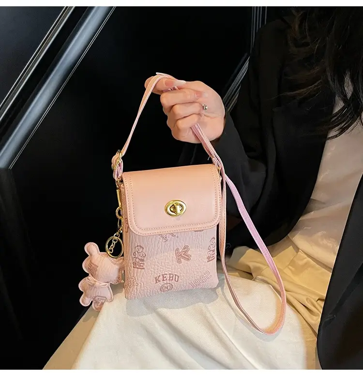 Korean Bear Crossbody Bag for Women Mini Mobile Bag — feature 17
