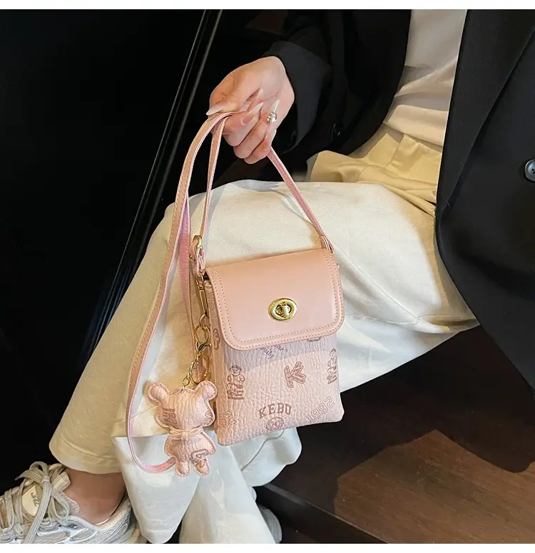 Korean Bear Crossbody Bag for Women Mini Mobile Bag — feature 18