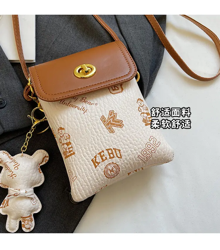 Korean Bear Crossbody Bag for Women Mini Mobile Bag — feature 3