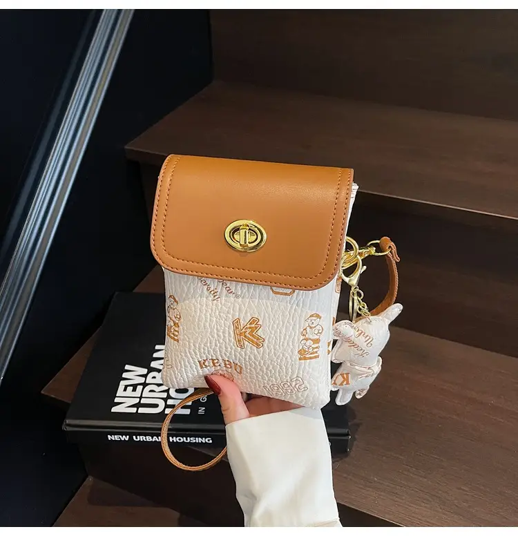 Korean Bear Crossbody Bag for Women Mini Mobile Bag — feature 34