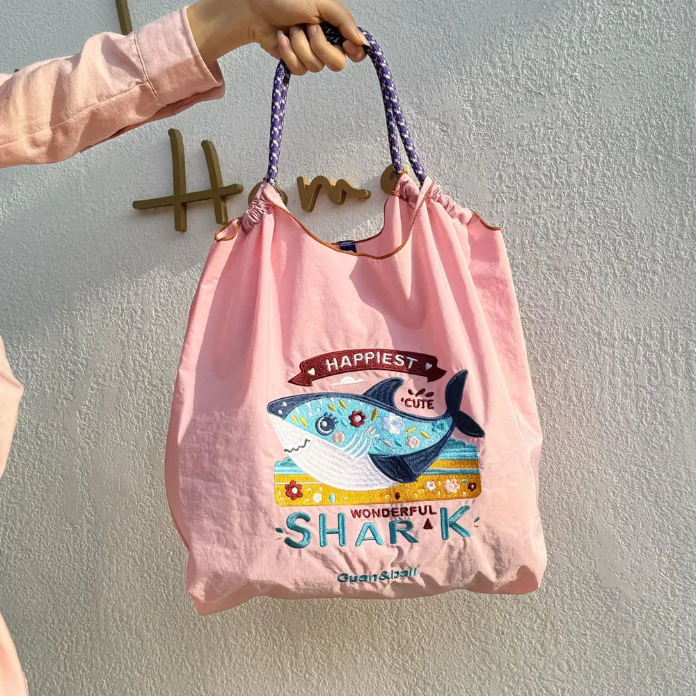 2025 Spring Shark Embroidered Shoulder Bags - Image 17