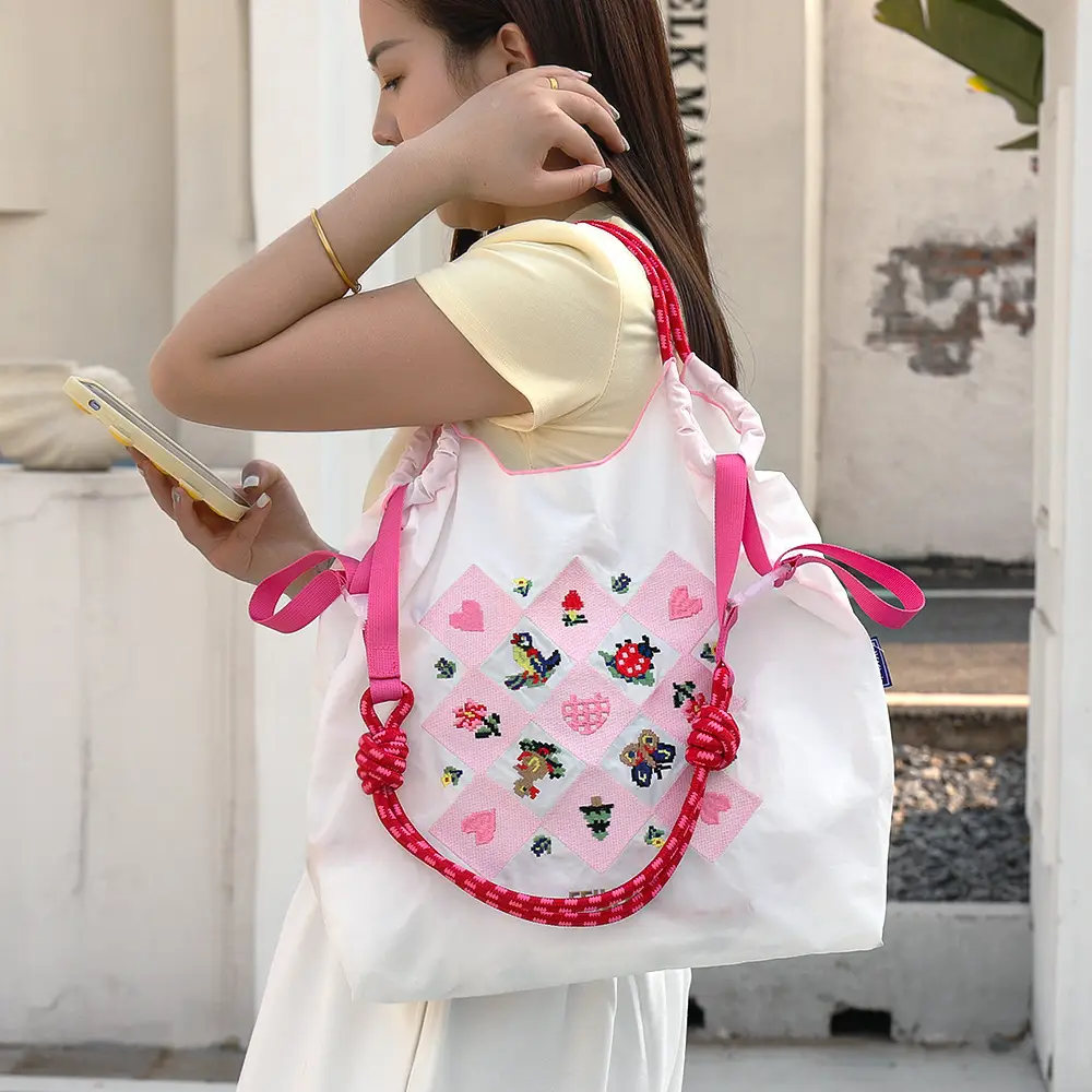 2025 Embroidered Japanese Style Women's Tote Bag - Image 32