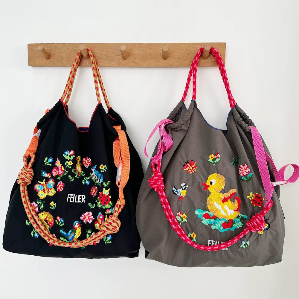 2025 Embroidered Japanese Style Women's Tote Bag — feature 8