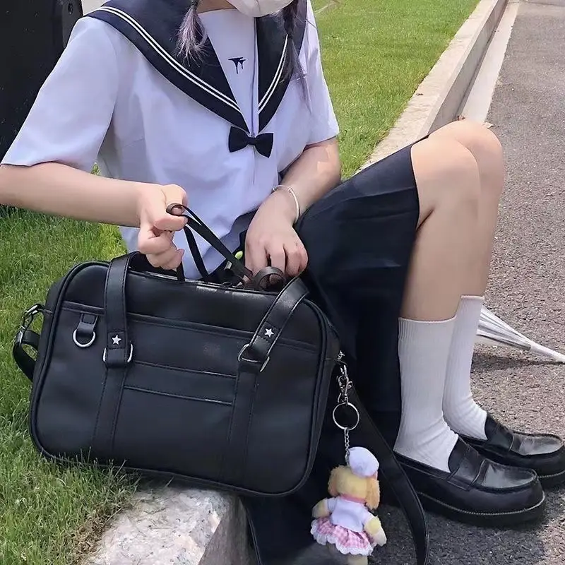 Black Japanese Original College Student Bag — feature 13