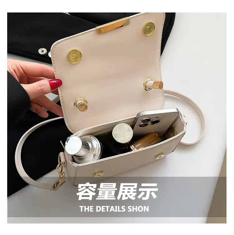 Women's Beige Shoulder Crossbody Bag 2025 New Style — feature 6