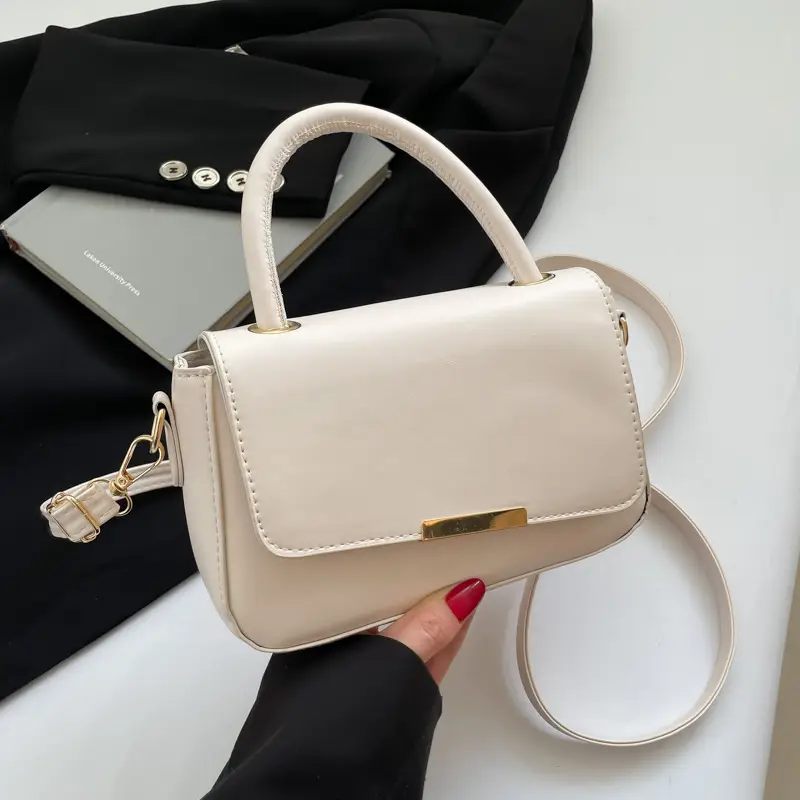 Women's Beige Shoulder Crossbody Bag 2025 New Style
