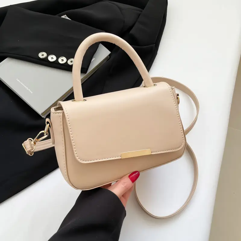Women's Beige Shoulder Crossbody Bag 2025 New Style