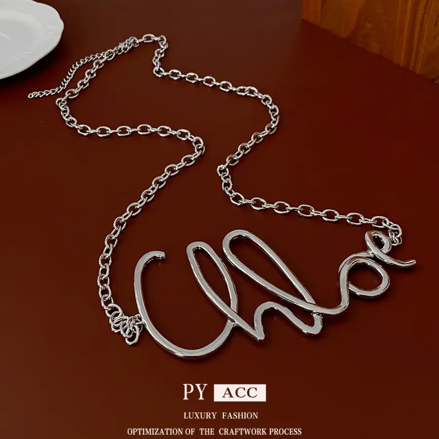 Islamic Calligraphy Waist Chain Gold Silver Metal for Women - Image 4