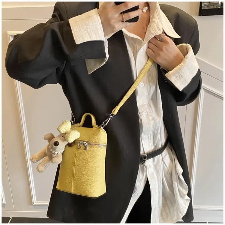 Mobile Phone Mini Bag Women Yellow Shoulder Crossbody — feature 7