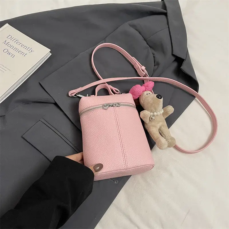 Mobile Phone Mini Bag Women Yellow Shoulder Crossbody - Image 4