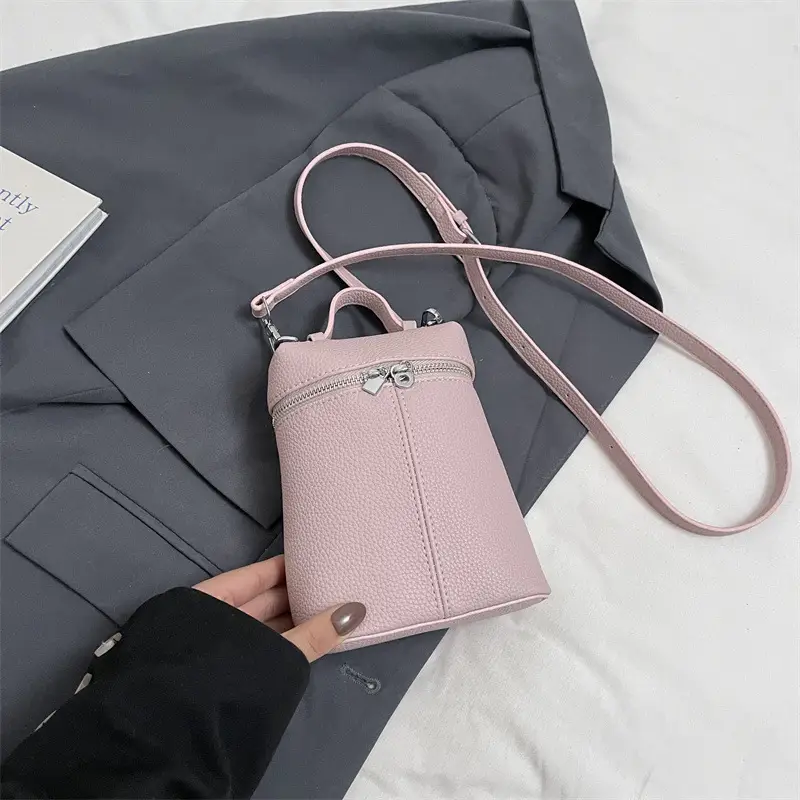 Mobile Phone Mini Bag Women Yellow Shoulder Crossbody - Image 9