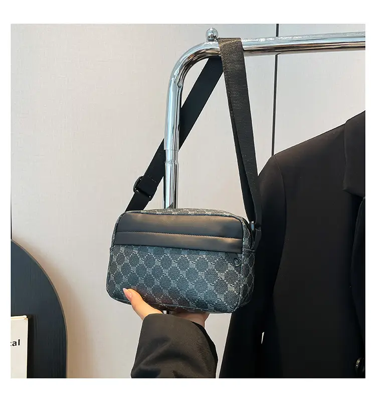 2025 Women's Black Geometric Crossbody Bag with Mobile Phone Holder — feature 29