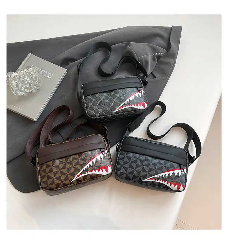 2025 Women's Black Geometric Crossbody Bag with Mobile Phone Holder — feature 34