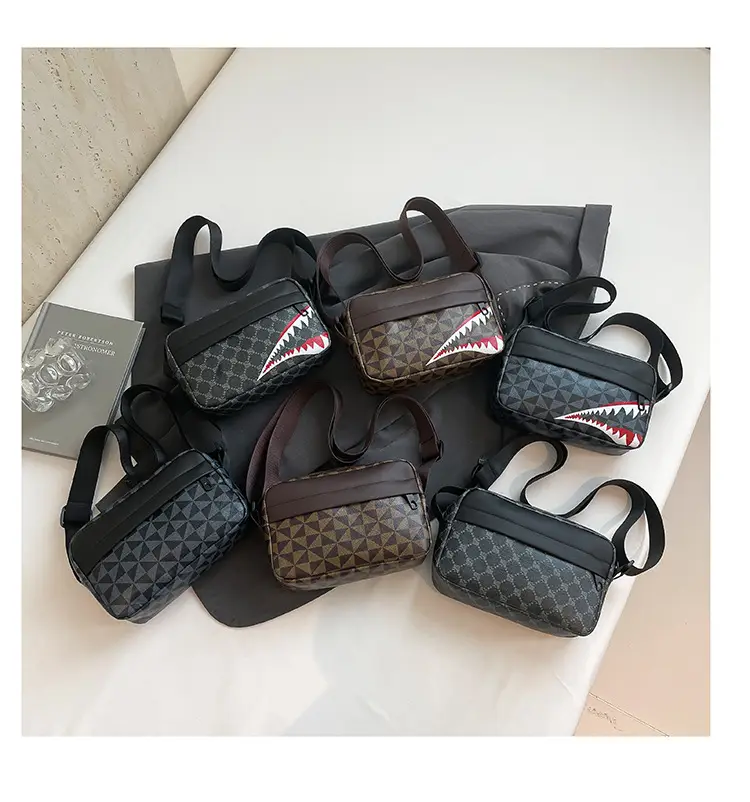 2025 Women's Black Geometric Crossbody Bag with Mobile Phone Holder — feature 36