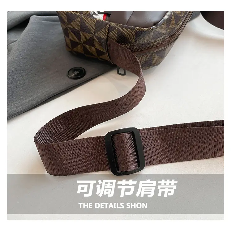 2025 Women's Black Geometric Crossbody Bag with Mobile Phone Holder — feature 4