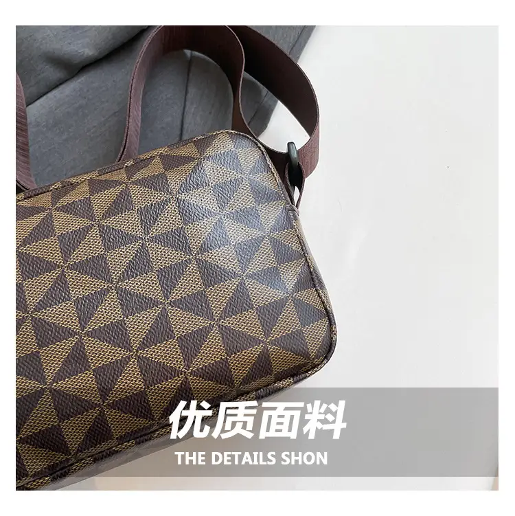 2025 Women's Black Geometric Crossbody Bag with Mobile Phone Holder — feature 5
