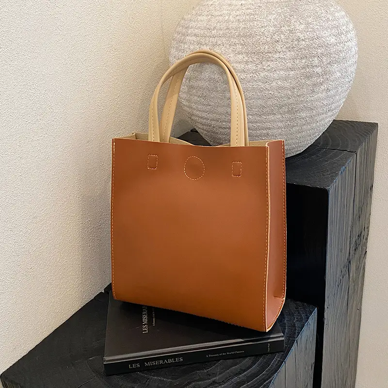 White Leather Shoulder Bag for Girls 2025 Spring - Image 6