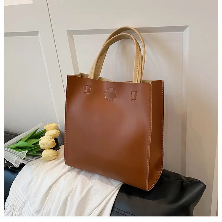 White Leather Shoulder Bag for Girls 2025 Spring — feature 22
