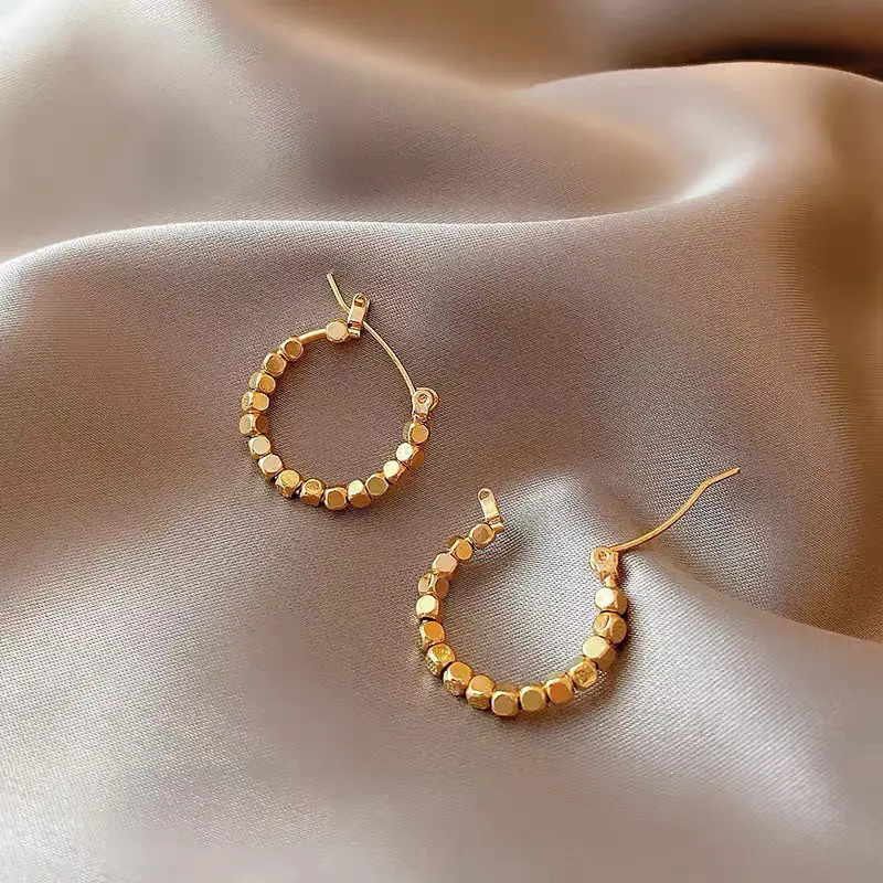 Luxury Gold Earrings for Women Elegant High End Fashion