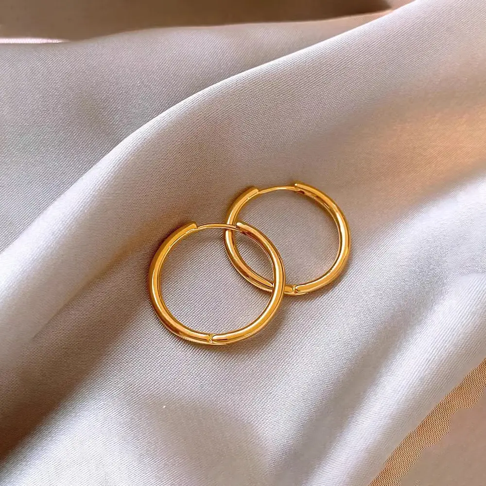 Luxury Gold Earrings for Women Elegant High End Fashion