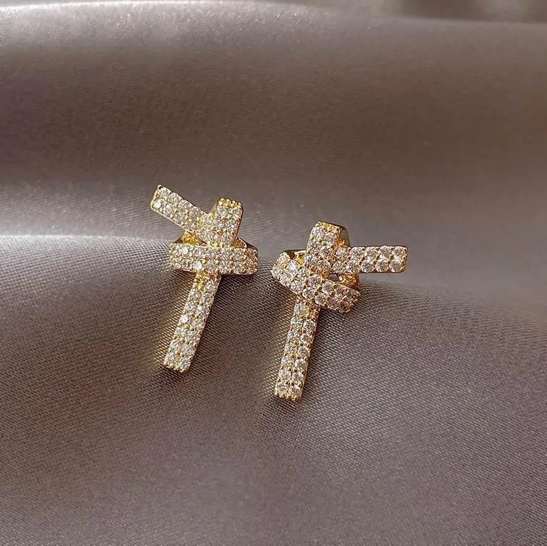 Luxury Gold Earrings for Women Elegant High End Fashion