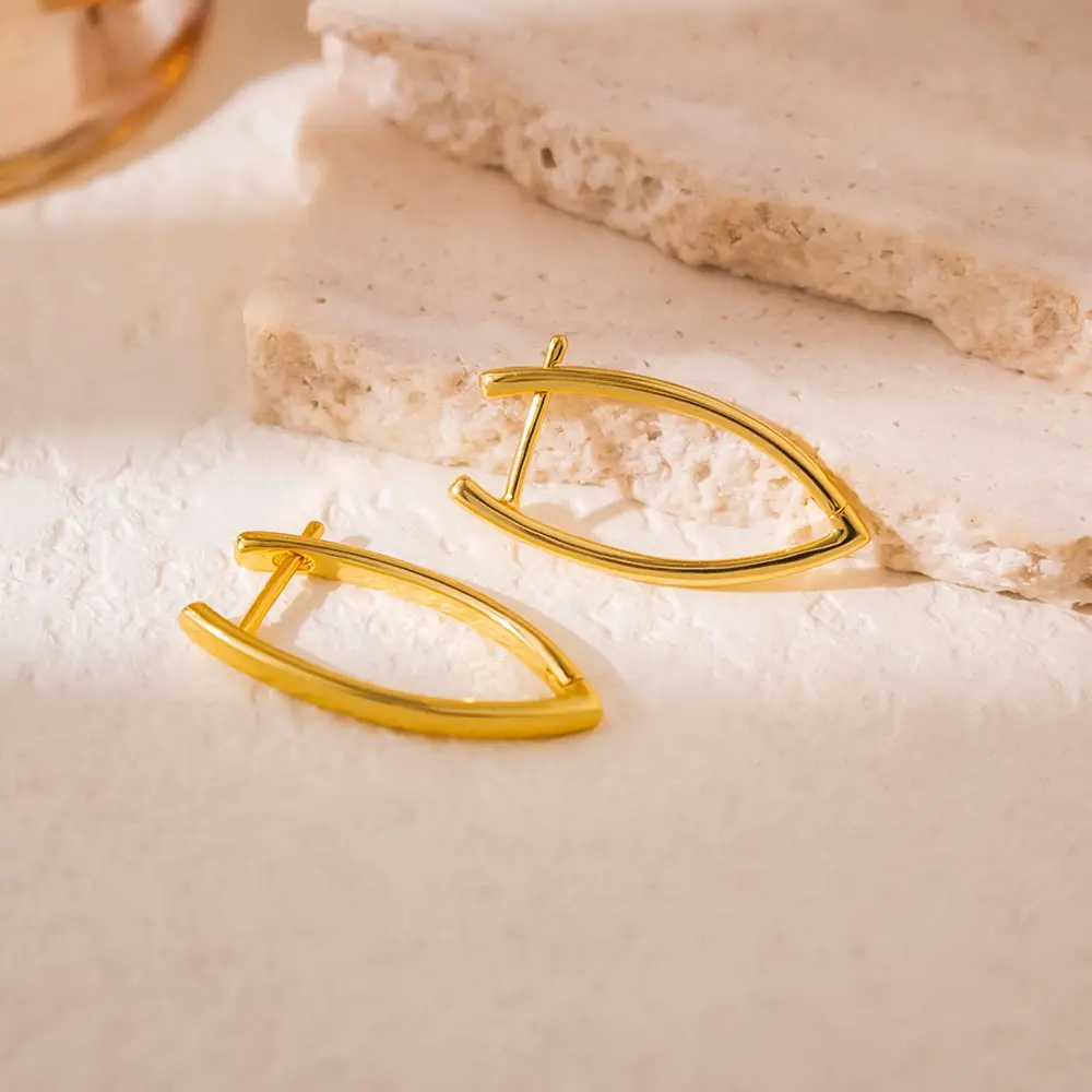 Luxury Gold Earrings for Women Elegant High End Fashion