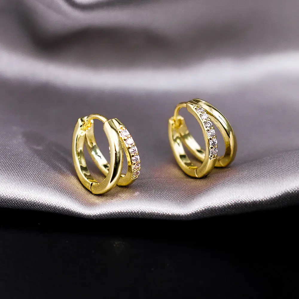 Luxury Gold Earrings for Women Elegant High End Fashion
