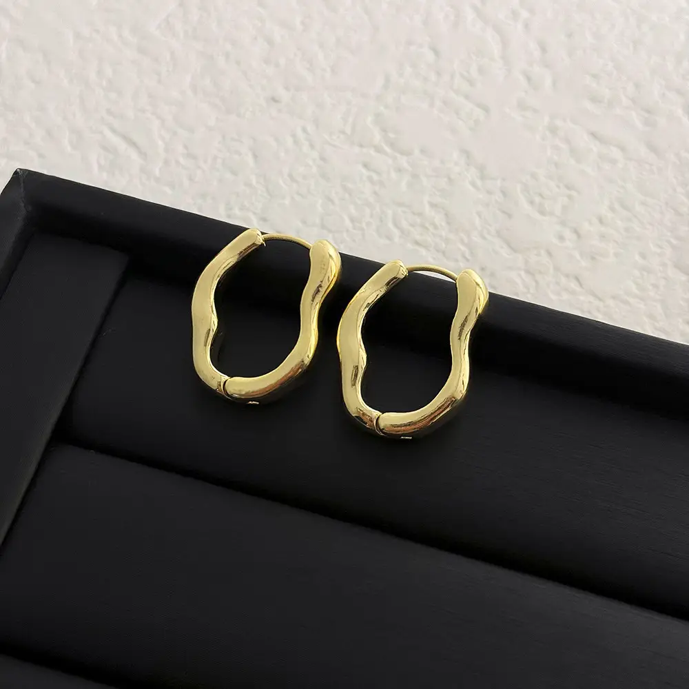 Luxury Gold Earrings for Women Elegant High End Fashion