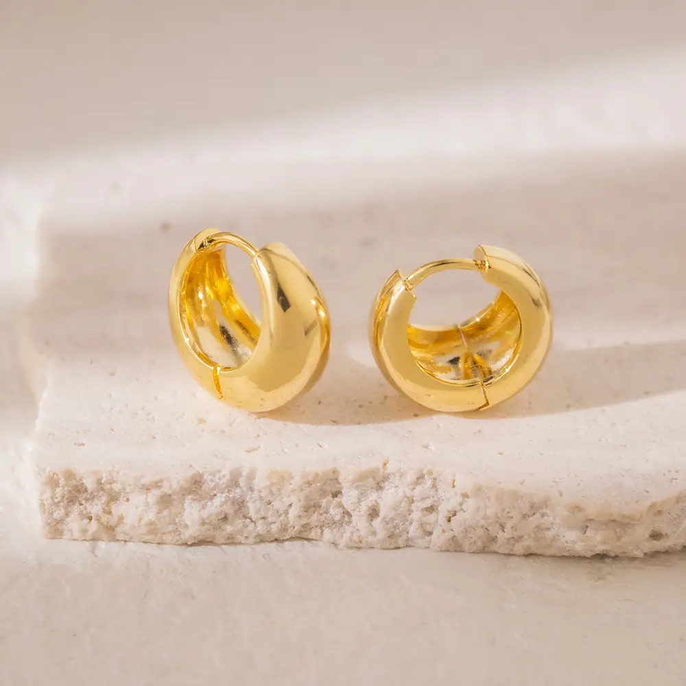 Luxury Gold Earrings for Women Elegant High End Fashion