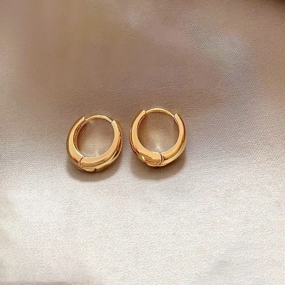 Luxury Gold Earrings for Women Elegant High End Fashion