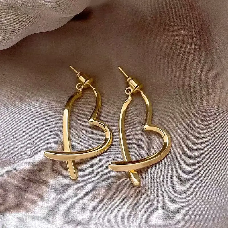 Luxury Gold Earrings for Women Elegant High End Fashion