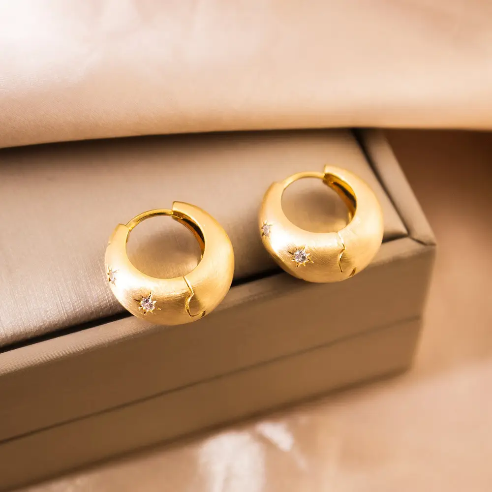 Luxury Gold Earrings for Women Elegant High End Fashion