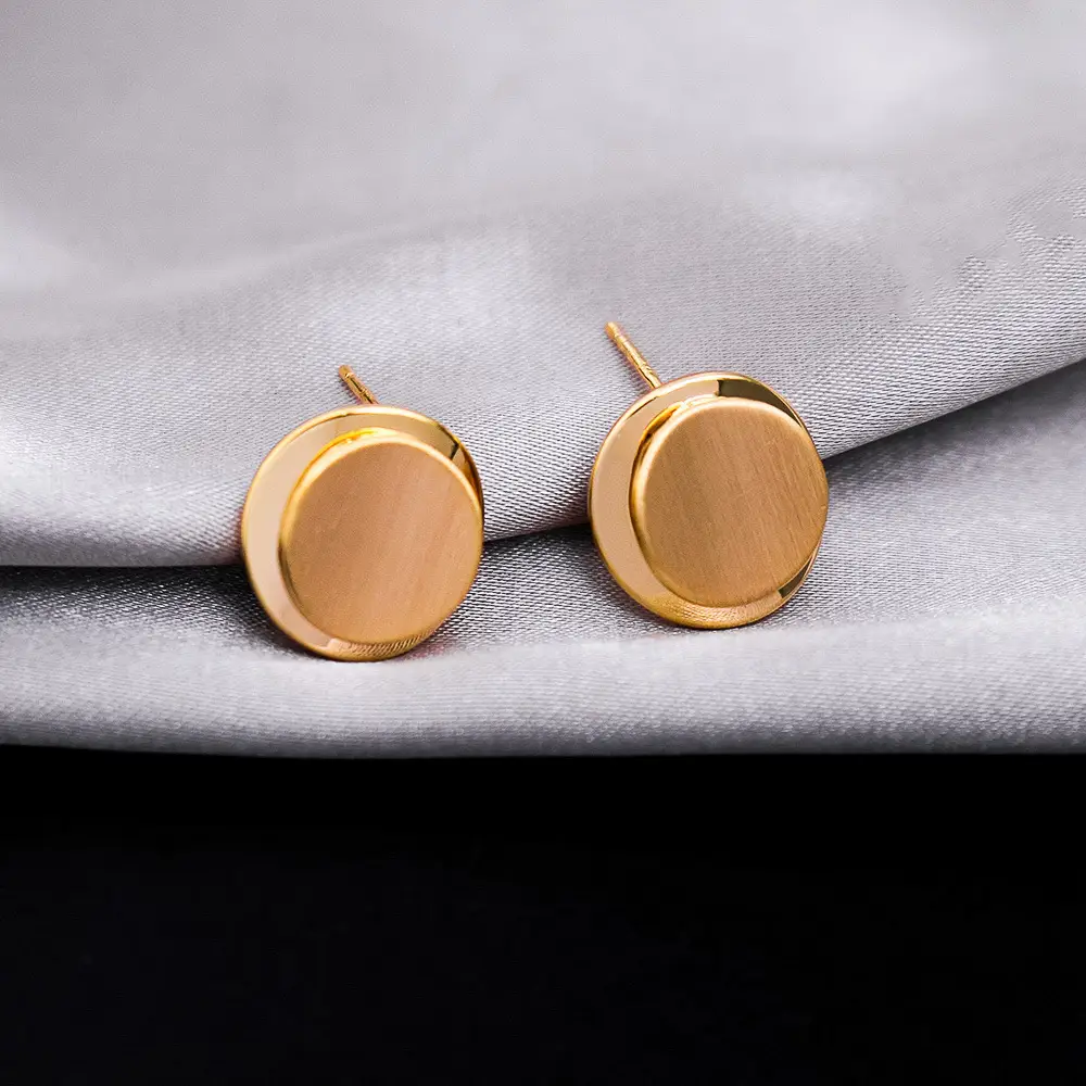 Luxury Gold Earrings for Women Elegant High End Fashion