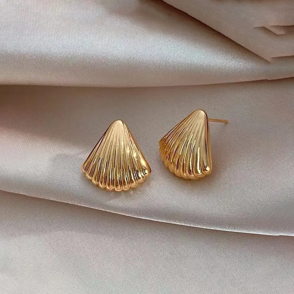 Luxury Gold Earrings for Women Elegant High End Fashion